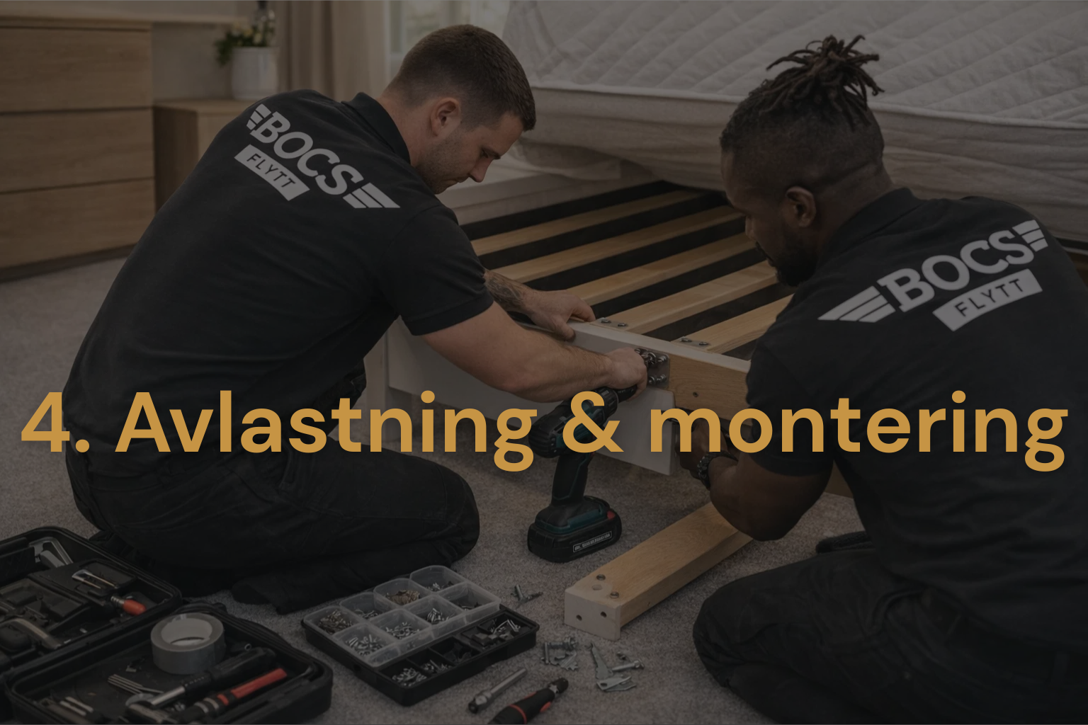 Avlastning och montering