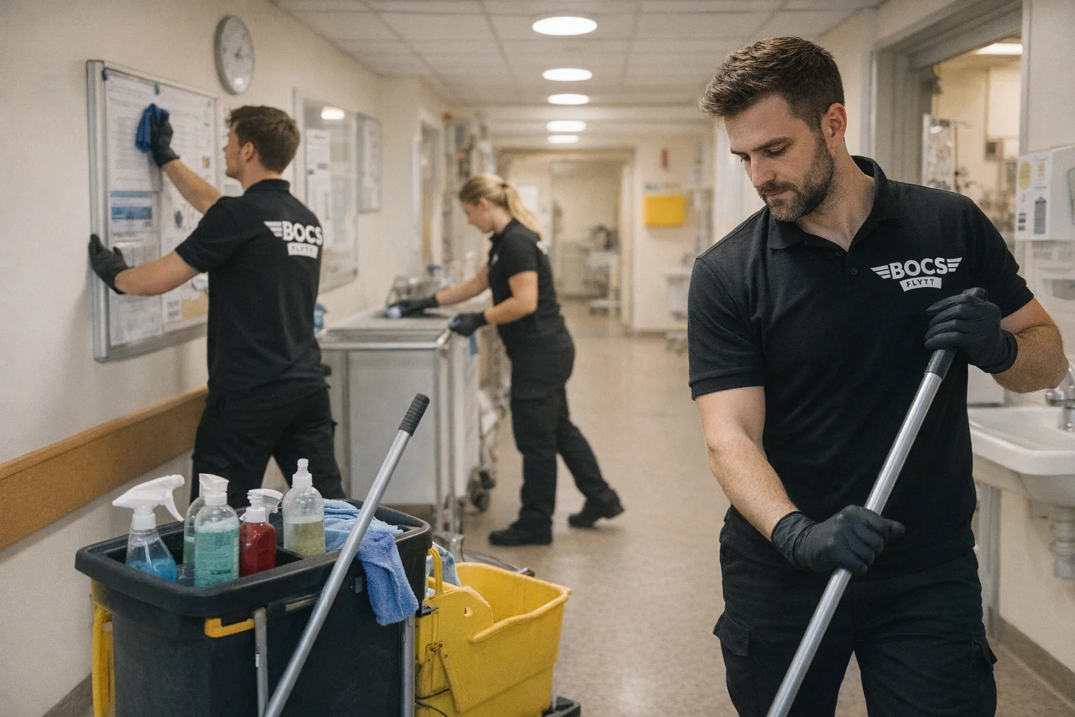 vårdhygienisk städning bild